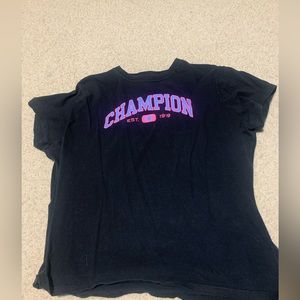 Black Champion short sleeve shirt